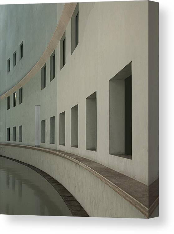 Architecture Canvas Print featuring the photograph Cite De La Musique by Inge Schuster