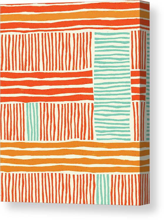 Abstract Canvas Print featuring the drawing Abstract Pattern #10 by CSA Images