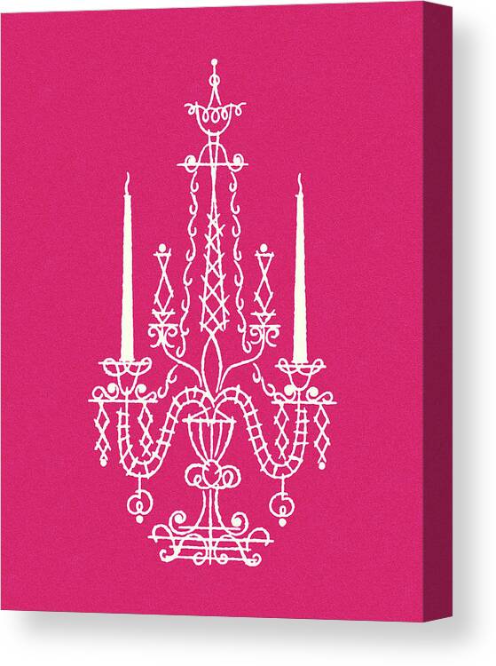 Campy Canvas Print featuring the drawing Candelabra #2 by CSA Images
