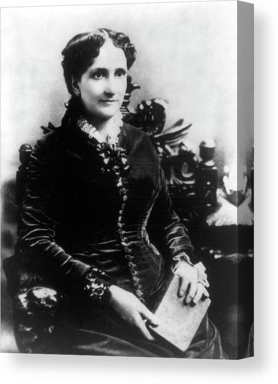 1880s Canvas Print featuring the photograph Mary Baker Eddy, Founder Of Christian by Science Source