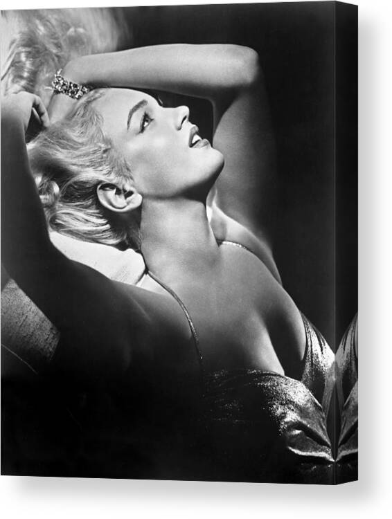 Marilyn Monroe Canvas Print featuring the photograph Marilyn Monroe #24 by Movie Star News