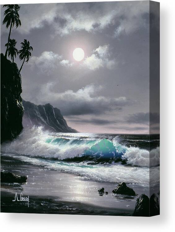 2413t0 Canvas Print featuring the painting 2413t0 by Anthony Casay