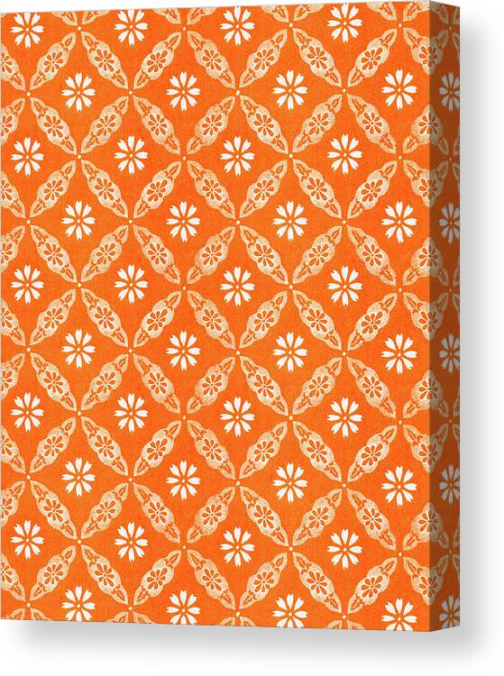 Background Canvas Print featuring the drawing Pattern #529 by CSA Images