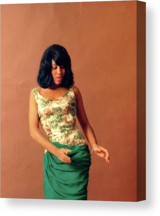 People Canvas Print featuring the photograph Tina Turner Portrait Session #9 by Michael Ochs Archives