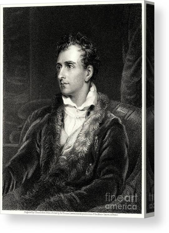 Artist Canvas Print featuring the drawing Canova, 19th Century. Artist James by Print Collector
