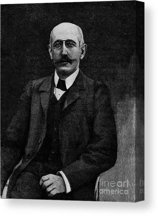Guilt Canvas Print featuring the drawing Captain Alfred Dreyfus by Print Collector