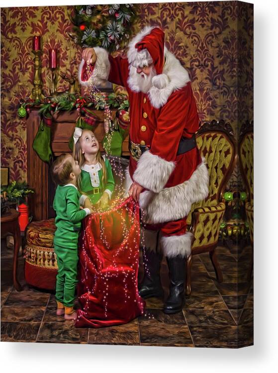 Holiday & Celebrations Canvas Print featuring the photograph Cd4_8248 by Santa?s Workshop