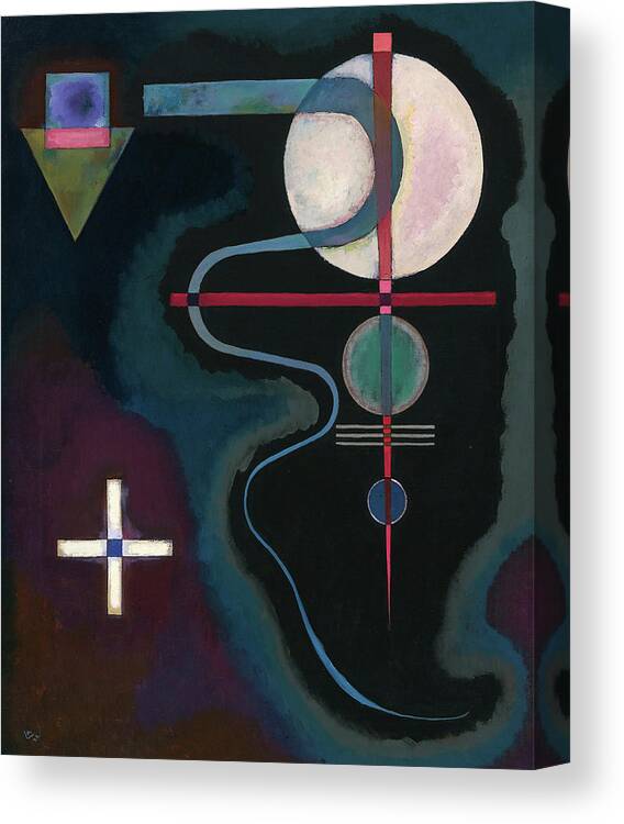 Kandinsky Cool Energy Canvas Print featuring the painting Cool Energy, 1926 by Wassily Kandinsky