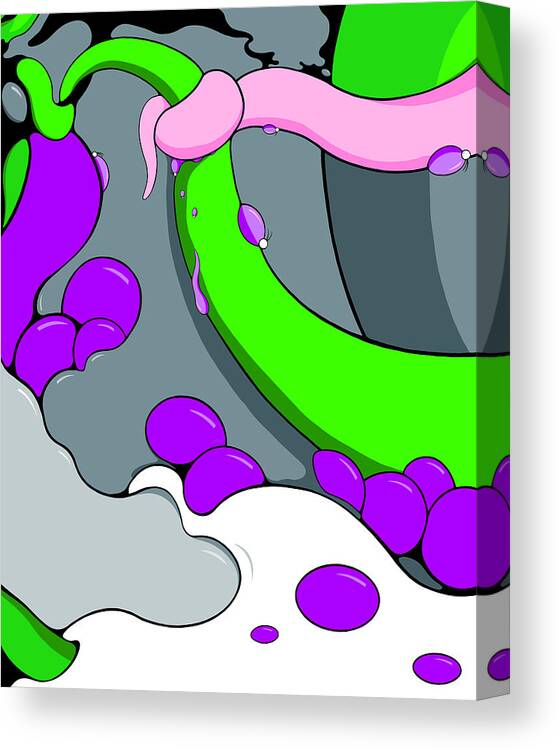 Vines Canvas Print featuring the drawing Extracted by Craig Tilley