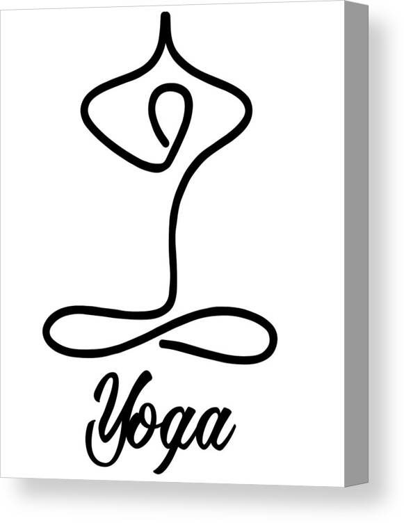 Funny Yoga for Women Men Namaste Om Meditation Light Canvas Print / Canvas  Art by Nikita Goel - Pixels Canvas Prints