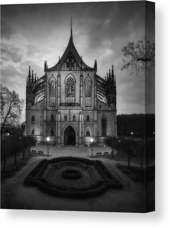 City Canvas Print featuring the photograph Gothic by Sergiy Melnychenko