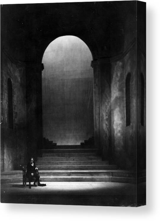 Arch Canvas Print featuring the photograph Hamlet In Court by Sasha