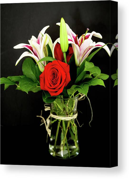 Floral Canvas Print featuring the photograph Happy Birthday by Thomas Whitehurst
