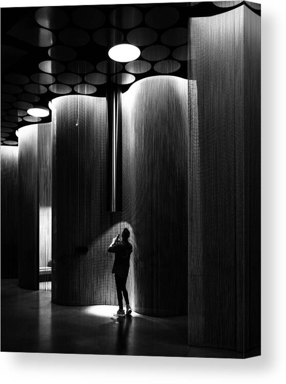 Person Canvas Print featuring the photograph In The Spotlight by Sofie Steenhoudt