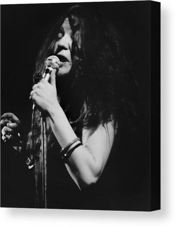 Big Brother And The Holding Company Canvas Print featuring the photograph Janis Joplin: Psychedelic Soul Queen by Globe Photos