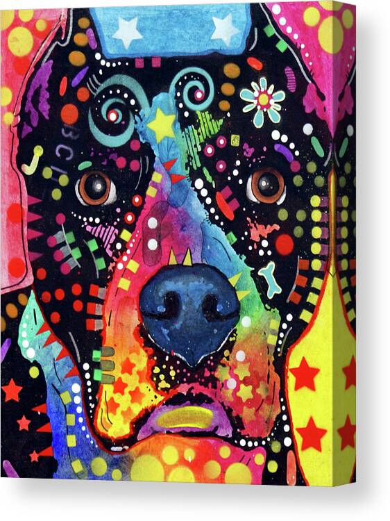 Junior Canvas Print featuring the mixed media Junior by Dean Russo