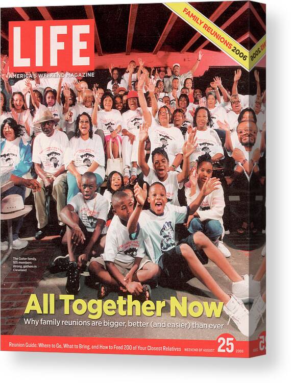 Group Canvas Print featuring the photograph LIFE Cover: August 25, 2006 by Baerbel Schmidt