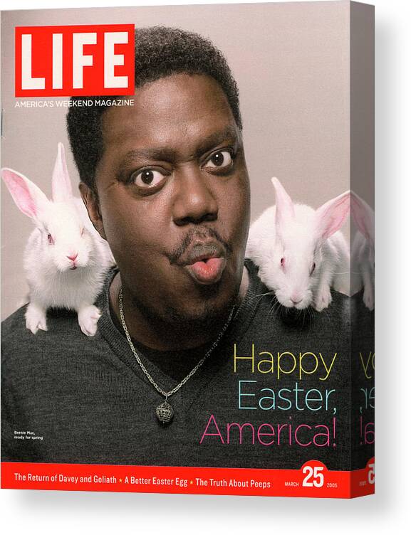 Bernie Mac Canvas Print featuring the photograph LIFE Cover: March 25, 2005 by Karina Taira