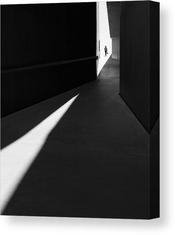 Mood Canvas Print featuring the photograph Light And Shadow by Olavo Azevedo