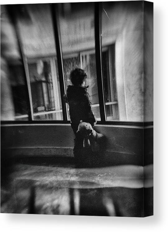 Mood Canvas Print featuring the photograph Nightmare by Eric Drigny