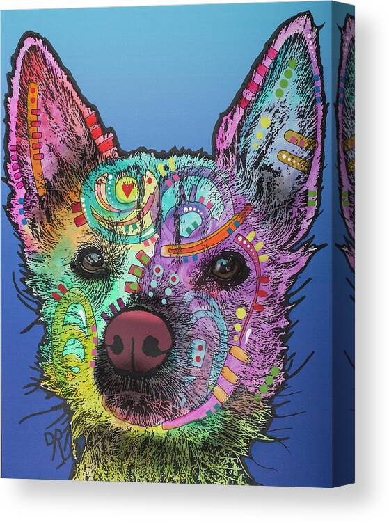 Ozzie Canvas Print featuring the mixed media Ozzie by Dean Russo