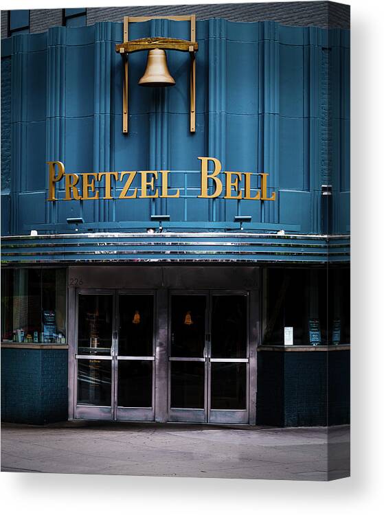 Restaurant Canvas Print featuring the photograph Pretzel Bell Restaurant by Greg Croasdill