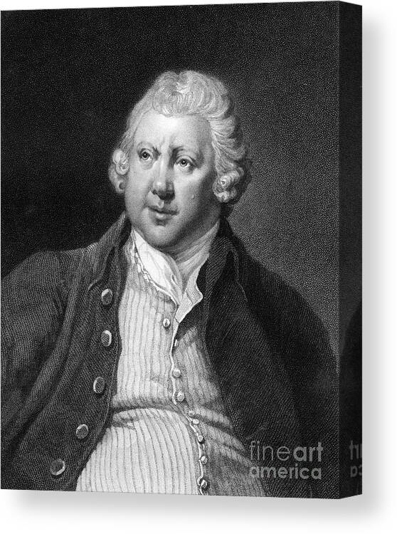 Event Canvas Print featuring the drawing Richard Arkwright, 18th Century British by Print Collector
