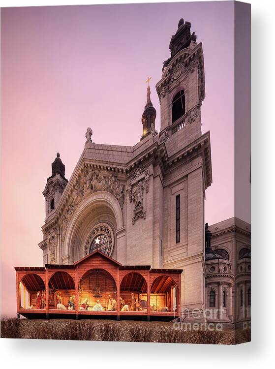 Cathedral Canvas Print featuring the photograph Saint Paul Cathedral Nativity by Ernesto Ruiz