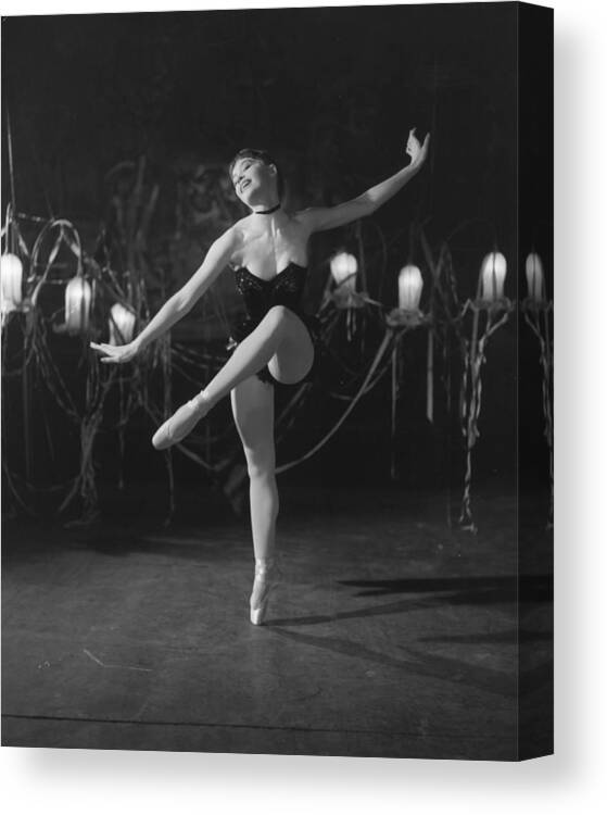Ballet Dancer Canvas Print featuring the photograph Sleeping Beauty by Baron