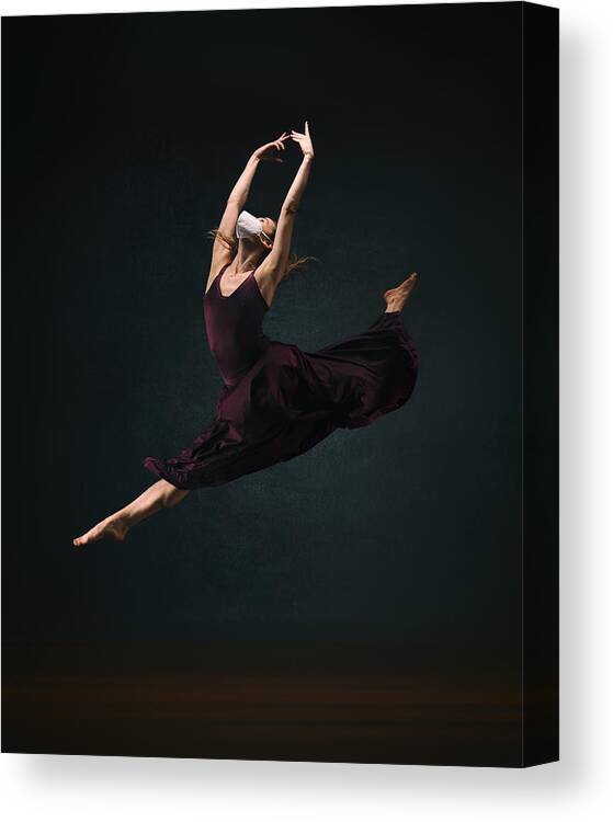 Dance Canvas Print featuring the photograph Solo During Quarantine by Rob Li