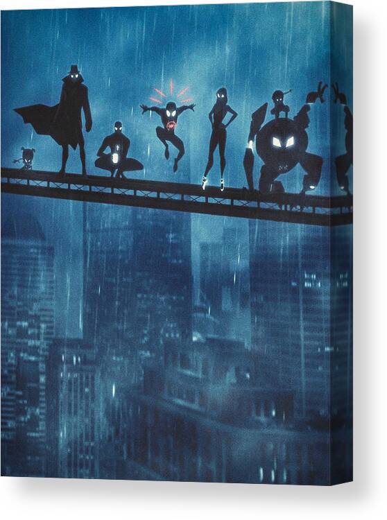 Spider Man Into the Spider Verse Movie Silk Poster Canvas Print 12x18 24x36 inch 