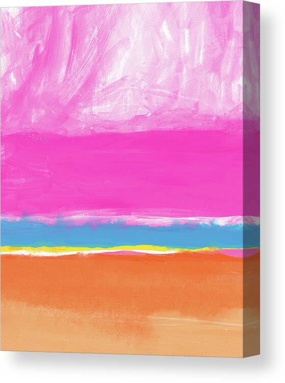 Abstract Canvas Print featuring the mixed media Spring Crush 2- Art by Linda Woods by Linda Woods