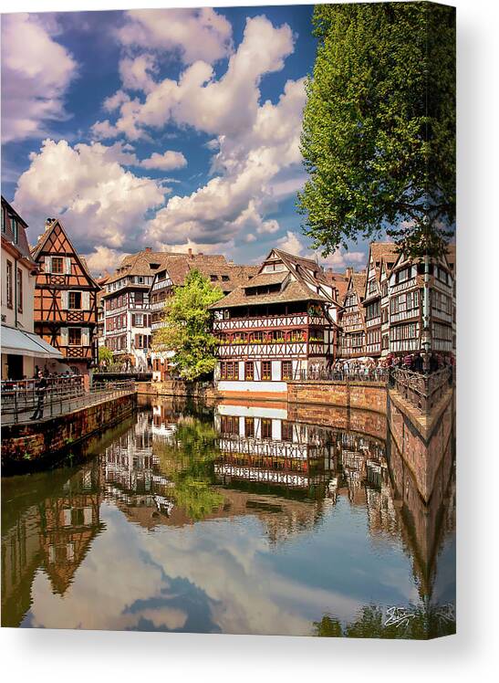 Strasbourg Canvas Print featuring the photograph Strasbourg Center by Endre Balogh
