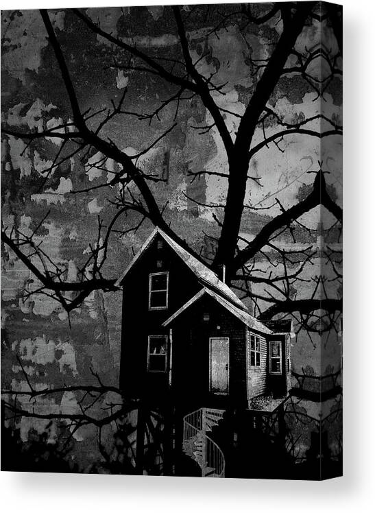 Jason Casteel Canvas Print featuring the digital art Treehouse II by Jason Casteel
