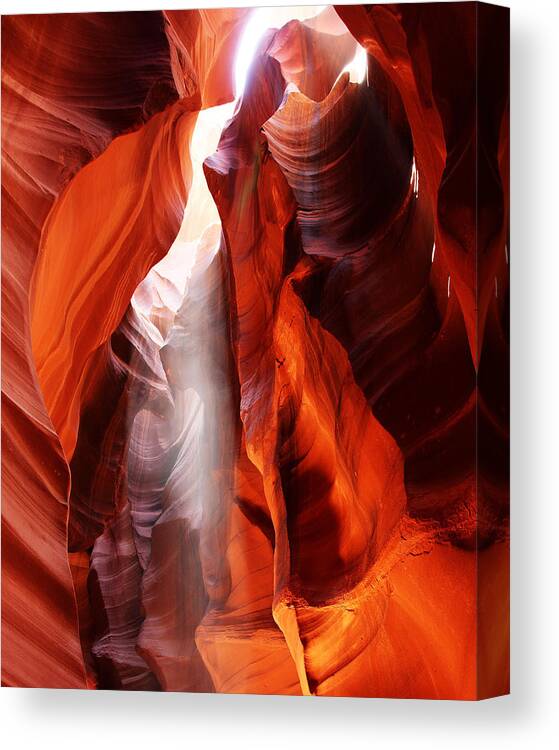 Upper Antelope Canyon Canvas Print featuring the photograph Upper Antelope Canyon by Ryu Shin Woo