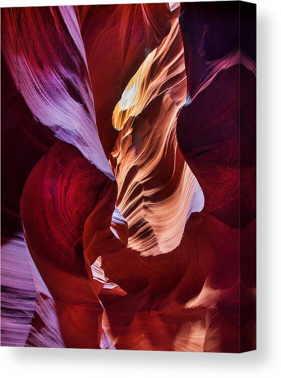 Upper Antelope Canyon Canvas Print featuring the photograph Upper Antelope Canyon3 by Ryu Shin Woo