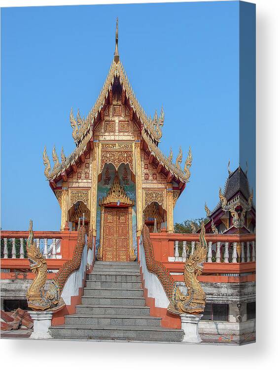 Scenic Canvas Print featuring the photograph Wat Nong Tong Phra Wihan DTHCM2639 by Gerry Gantt