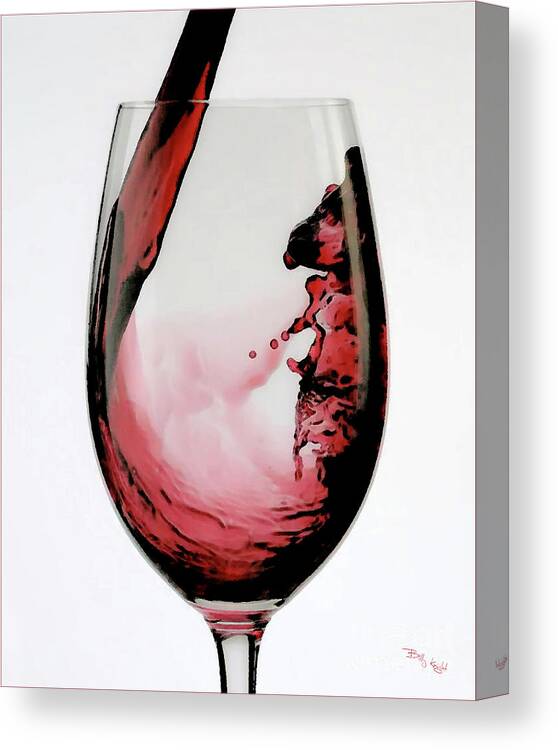 Wine Canvas Print featuring the photograph Yes Please by Billy Knight