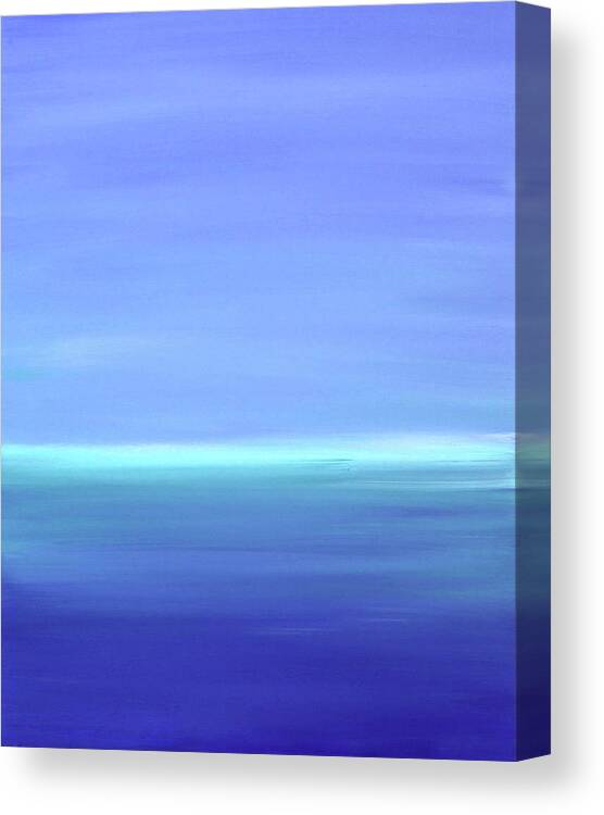 Abstract Canvas Print featuring the painting Forever #1 by Tricia lee Kelshall