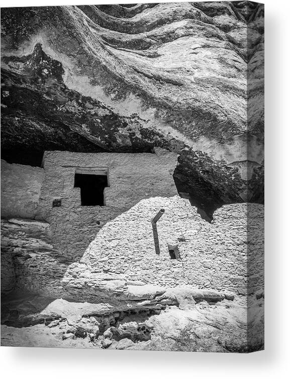 New Mexico Canvas Print featuring the photograph Gila Cliff Dwellings by Candy Brenton