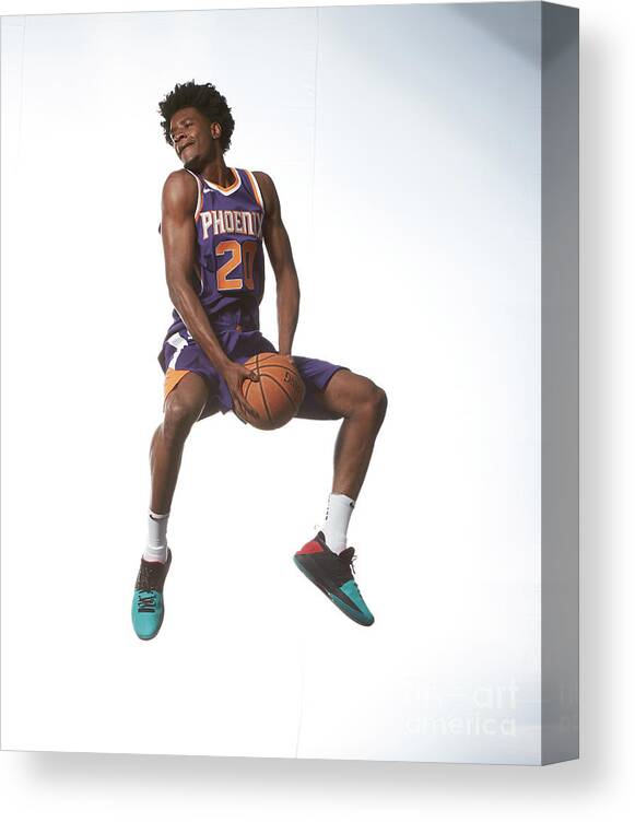 Nba Pro Basketball Canvas Print featuring the photograph Josh Jackson by Nathaniel S. Butler