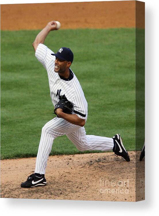People Canvas Print featuring the photograph Mariano Rivera by Jim Mcisaac