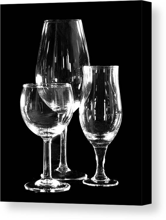 2020-03-11 Canvas Print featuring the photograph Stemware #2 by Phil And Karen Rispin