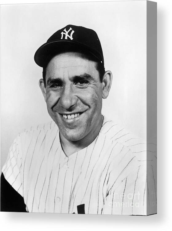 People Canvas Print featuring the photograph Yogi Berra by National Baseball Hall Of Fame Library