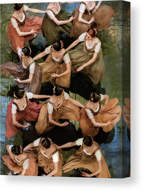Ballet Canvas Print featuring the photograph Above the curtains 31 by Aleksandar Tomovski