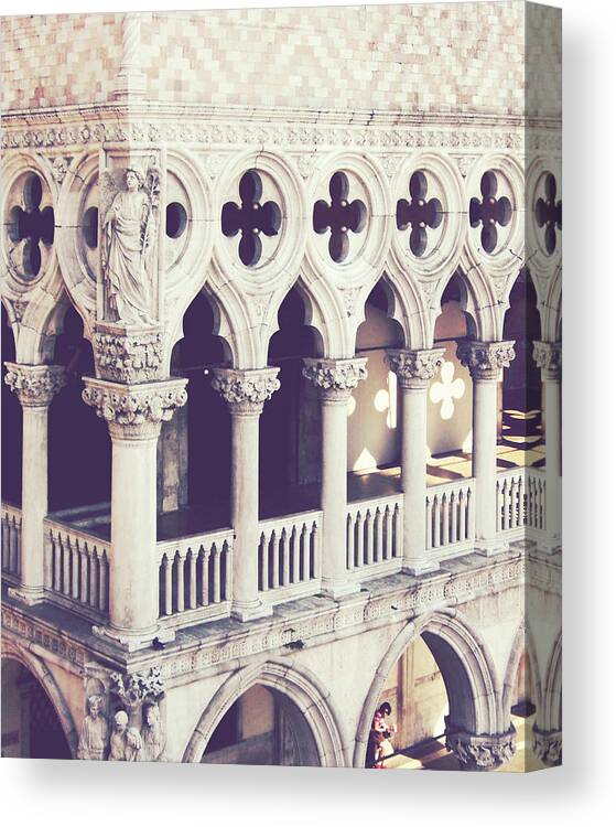 Venice Italy Canvas Print featuring the photograph Basilica by Lupen Grainne