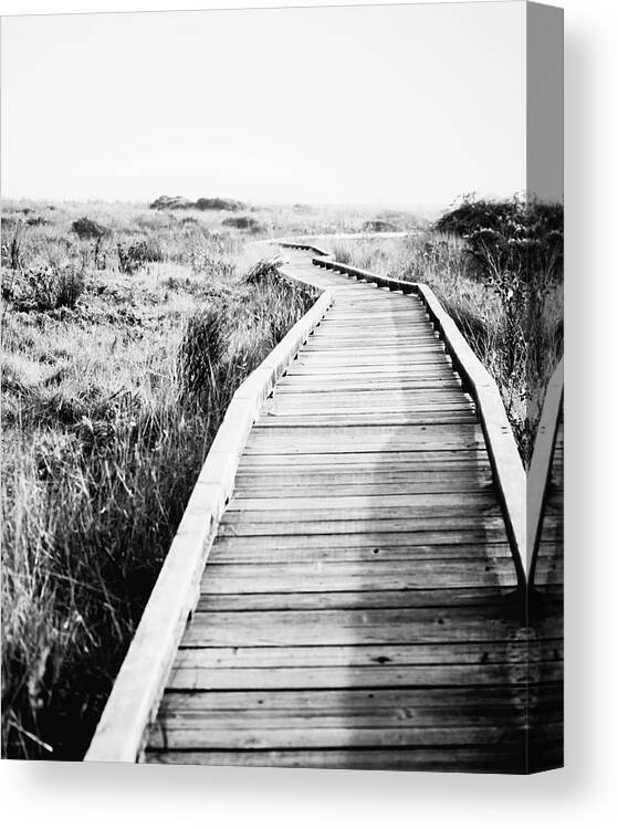 Black And White Photography Canvas Print featuring the photograph Begin by Lupen Grainne