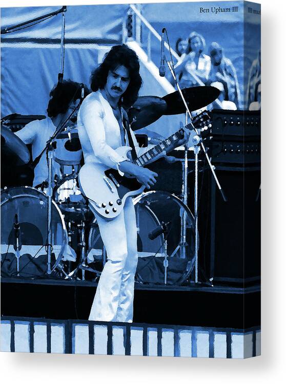 Blue Oyster Cult Canvas Print featuring the photograph Boc Vra#8 by Benjamin Upham III