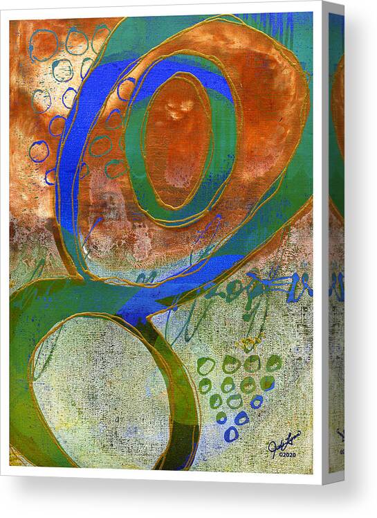 Acrylic Canvas Print featuring the painting Continuum 1 by Judi Lynn