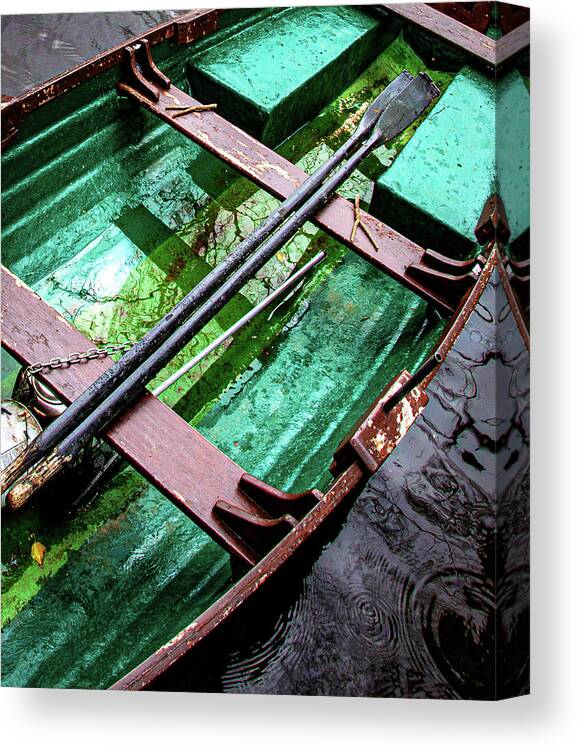 Boat Canvas Print featuring the photograph Currach by Cheryl Prather